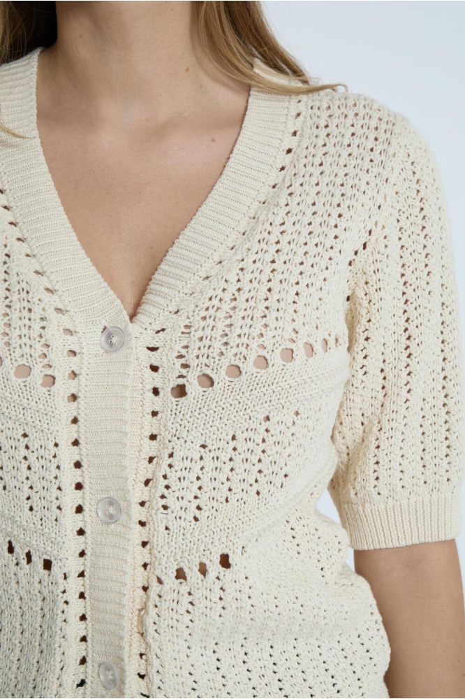 HADY KNIT CARDIGAN PC8296 0202 WHITECAP GREY